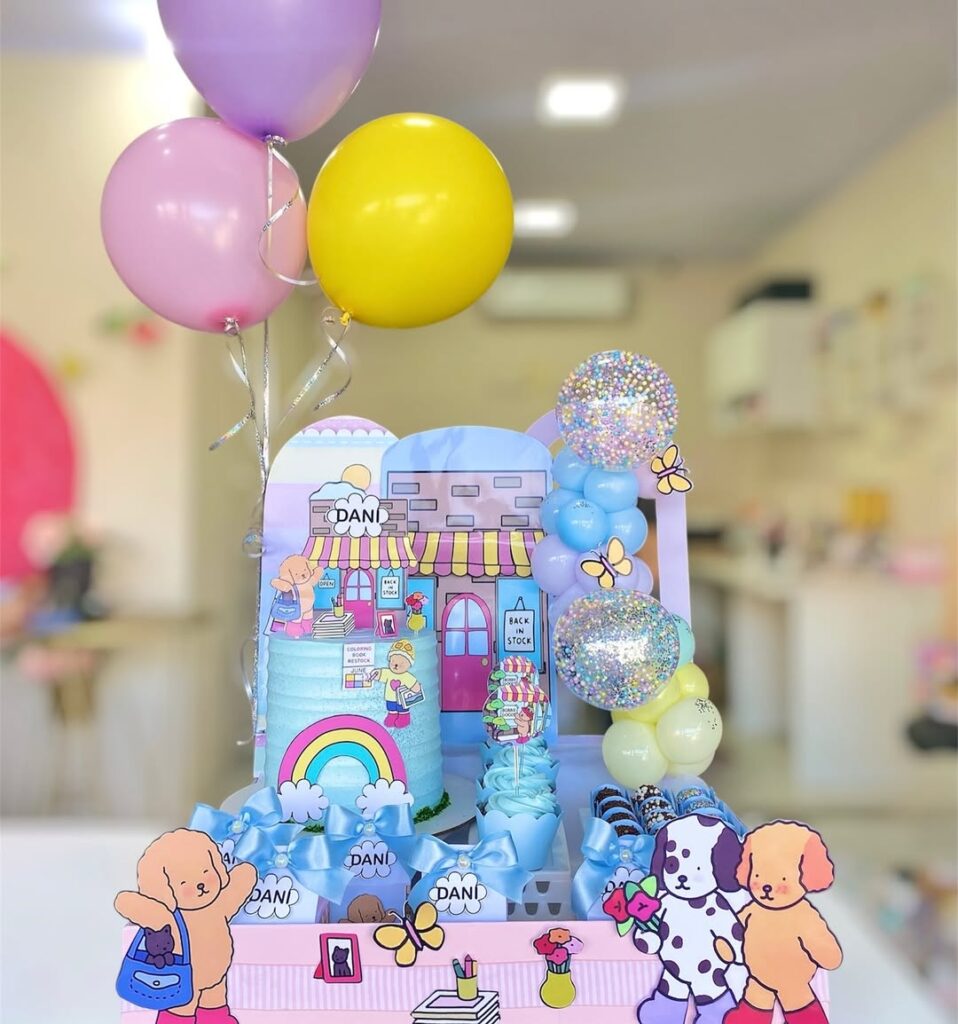 ✨🎀 Festa na Caixa - Tema Bobbie Goods 🎀✨Muita fofura, cores suaves e aquele toque artístico qu